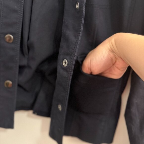 🖤 NEW Ann Taylor Lined Cotton Blazer Jacket - Warm & Comfy, Size S - Picture 6 of 8